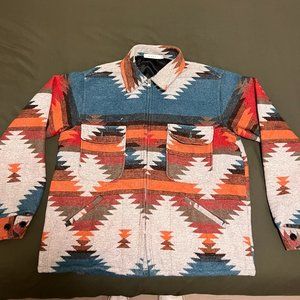 MNML Jacquard Trucker Jacket Aztec/Western Print